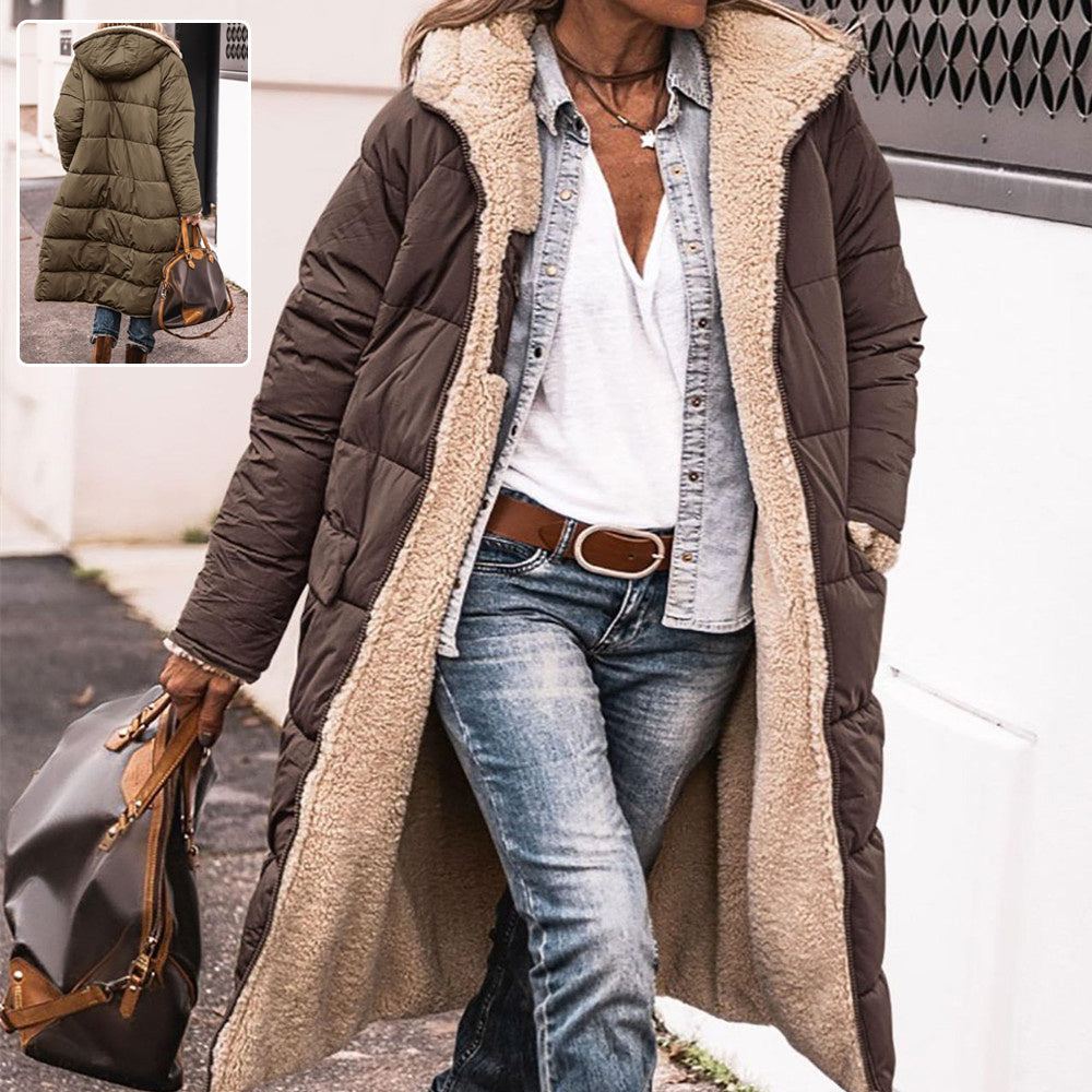 Winter Woolen Double Sided Long Coat